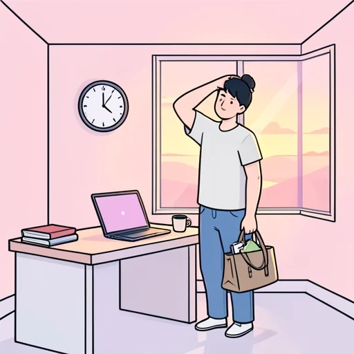 残りの仕事は明日に回しましょう - Bildwörterbuch