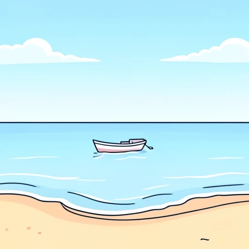 穏やかな海 - Bildwörterbuch