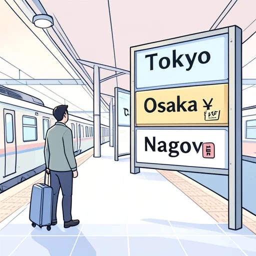 大阪経由で行くほうが安い - Bildwörterbuch