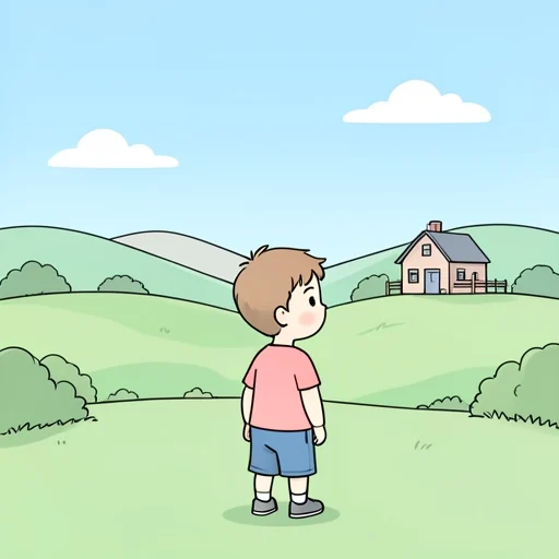 幼い頃よく見た田園風景が忘れられない - Bildwörterbuch
