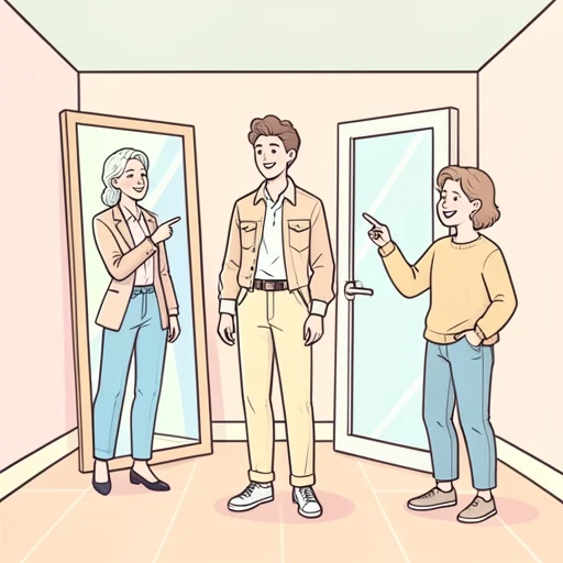 お洒落な服だね - Bildwörterbuch