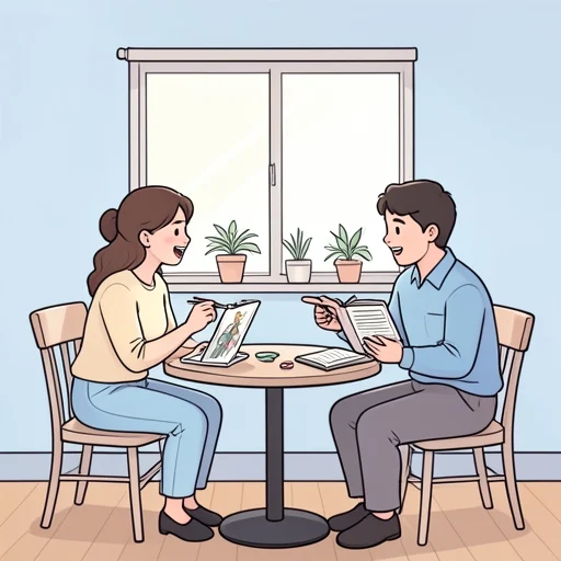 お互いに刺激し合ってる - Bildwörterbuch