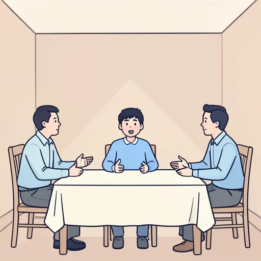 親に話して - Bildwörterbuch
