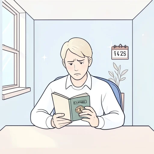 パスポートの期限が切れた - Bildwörterbuch