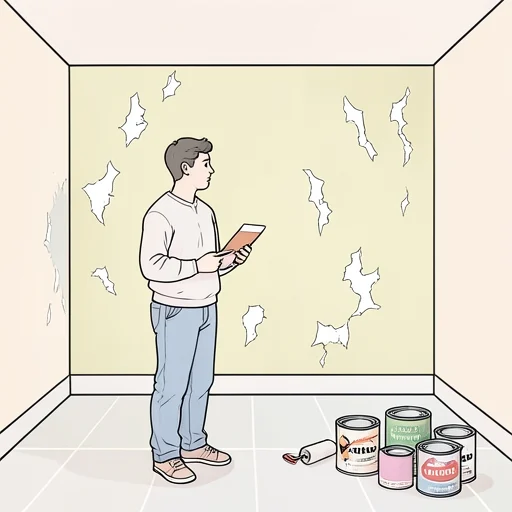 ペンキ塗り替えようかな、飽きてきた - Bildwörterbuch