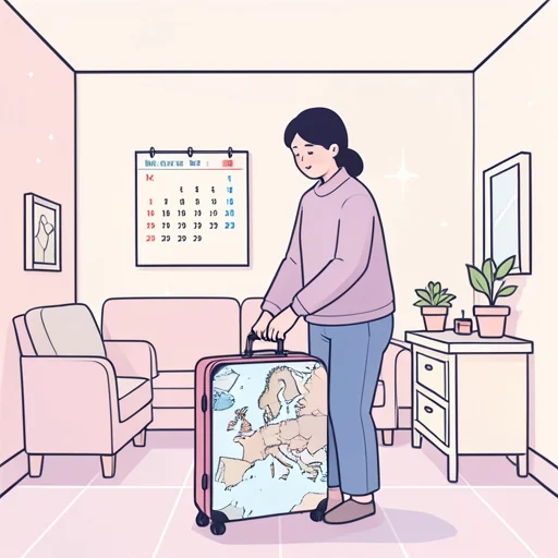 来月、ヨーロッパに旅行する予定 - Bildwörterbuch