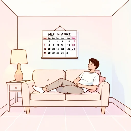 来週は暇です。 - Illustrated Dictionary