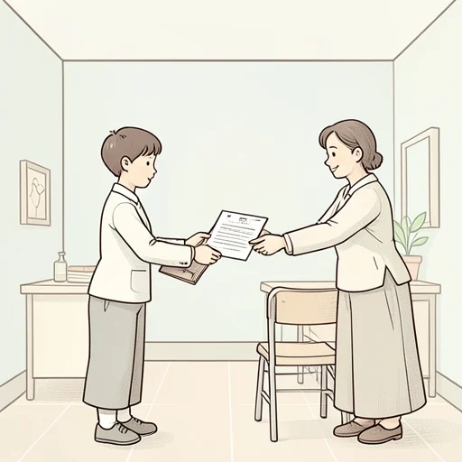 レポートを提出した - Bildwörterbuch