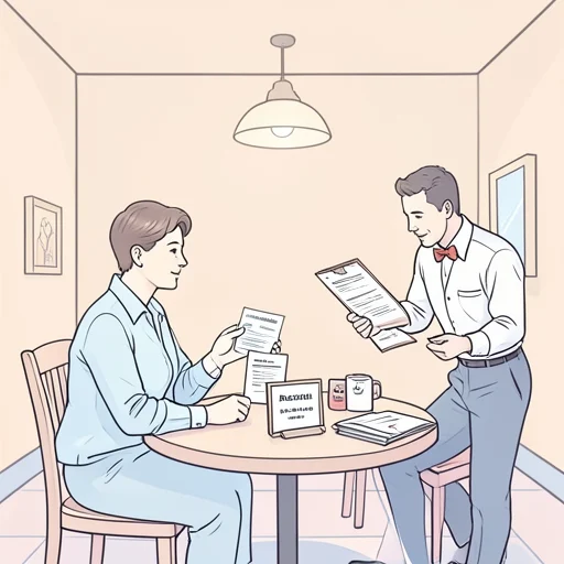レストランを予約した - Bildwörterbuch