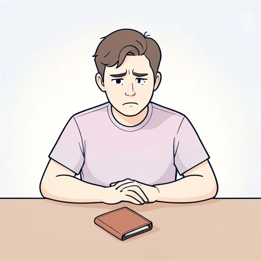 財布を忘れてしまいました。 - Illustrated Dictionary