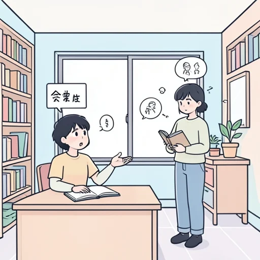 最近覚えた表現を使って短い会話を作ってみない？ - 그림 사전