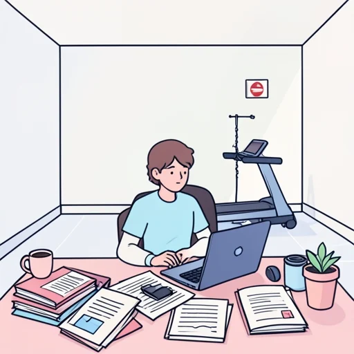 最近は忙しくて運動する時間がなかなか取れないんだ - Illustrated Dictionary