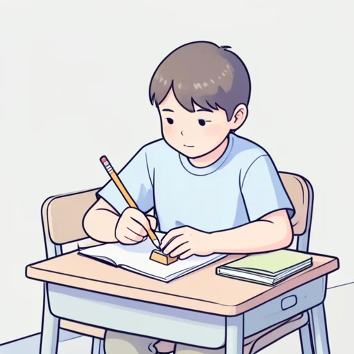 先が鋭い鉛筆 - Bildwörterbuch
