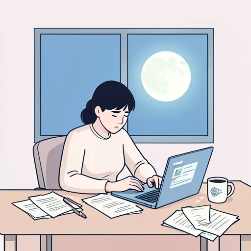 昨晩は徹夜でレポートを書いた - Bildwörterbuch