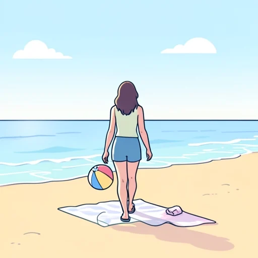 サンダル履いてこう - Bildwörterbuch