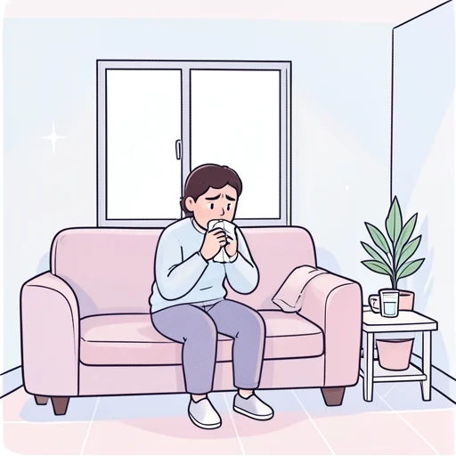 咳が止まらない - Bildwörterbuch