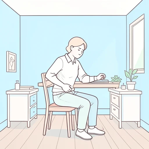 背中が痛い - Bildwörterbuch