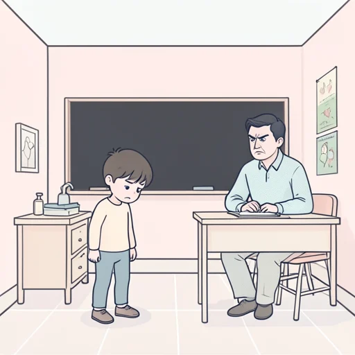 先生に対して失礼なことを言いました。 - Illustrated Dictionary