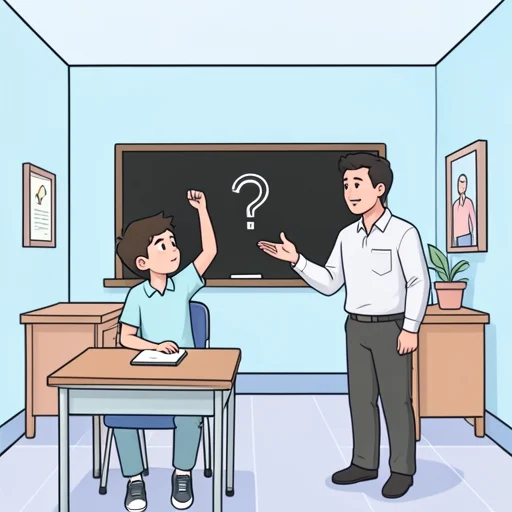 先生に分からないところは何度でも聞いていいと言われた - Illustrated Dictionary