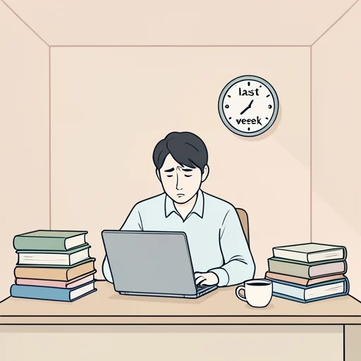 先週は忙しかったです。 - Illustrated Dictionary