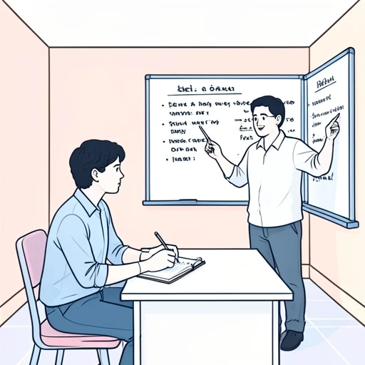 説明を聞きながら大切なポイントだけメモしておいた - Illustrated Dictionary