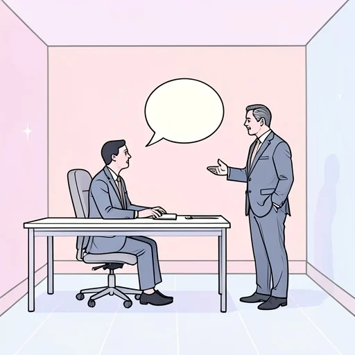 社長と直接話した - Bildwörterbuch