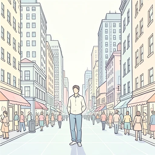 市の中心に住んでる - Bildwörterbuch