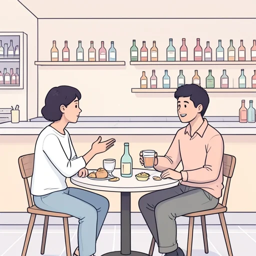 仕事終わったら一杯飲まない？ - Bildwörterbuch