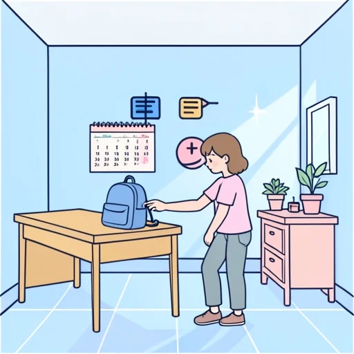 新学期は四月から開始される - Bildwörterbuch