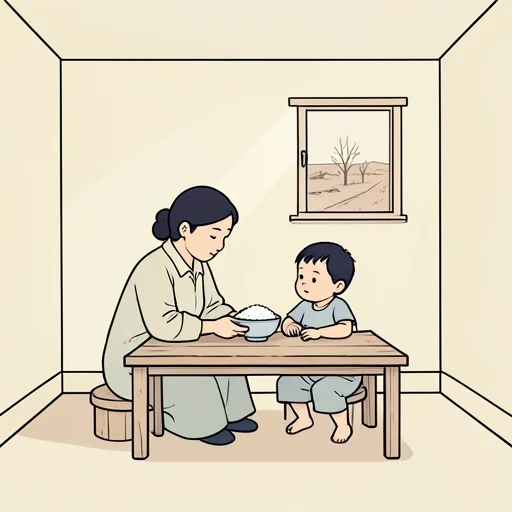 食糧難の時代 - Bildwörterbuch