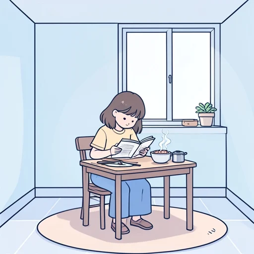 今日は自分で料理します。 - Bildwörterbuch