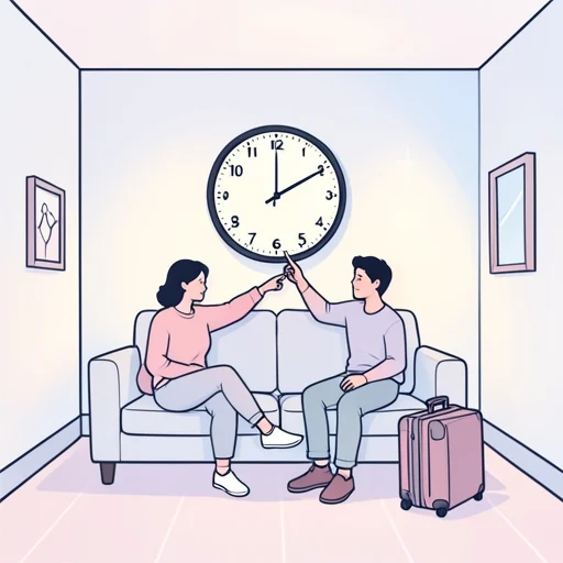 出発時間を決めましょう。 - Dictionnaire illustré