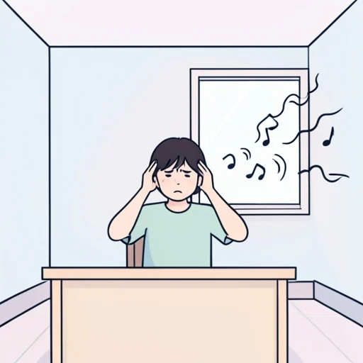 周囲の音がうるさい - Bildwörterbuch