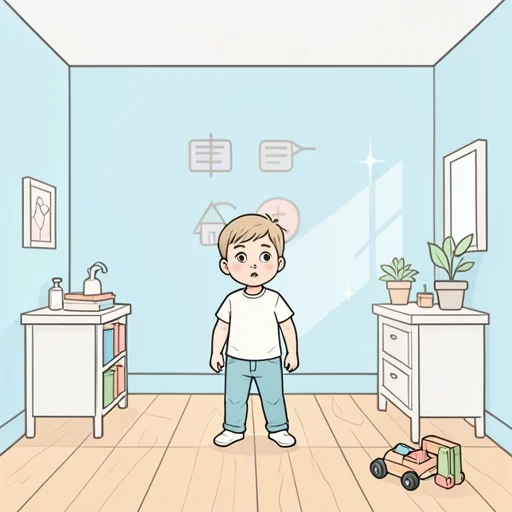 周囲をよく見てください。 - Illustrated Dictionary