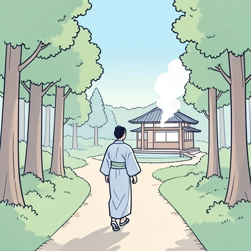 週末は温泉旅行に行く予定 - Bildwörterbuch