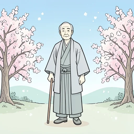 祖父は年寄りになった - Bildwörterbuch