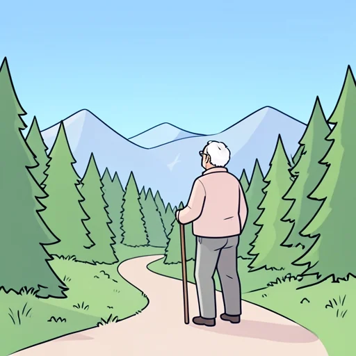 祖父は山におります - Bildwörterbuch