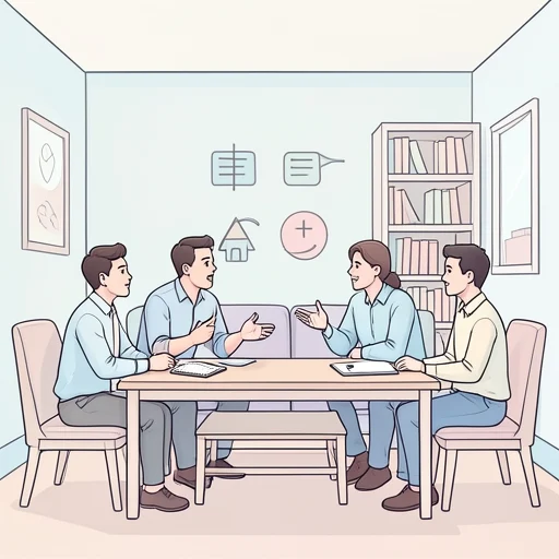 その問題について長く議論を重ねた - Bildwörterbuch