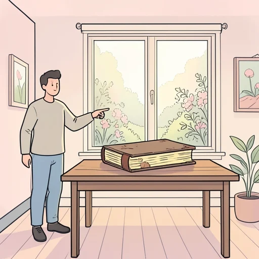 それは古い本です。 - Illustrated Dictionary
