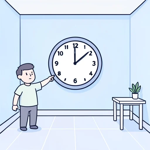 それは時計です。 - 그림 사전