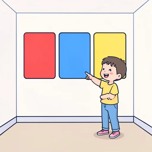 好きな色を選んで - Bildwörterbuch