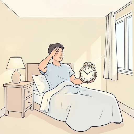 少しも眠れなかった - Bildwörterbuch