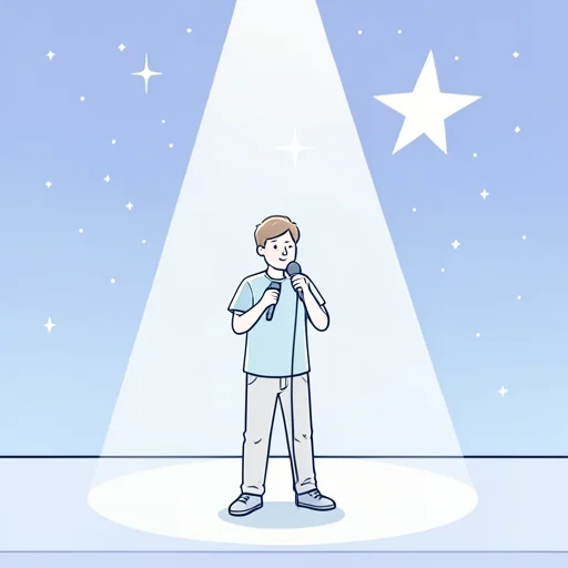 スターを目指してる - Bildwörterbuch