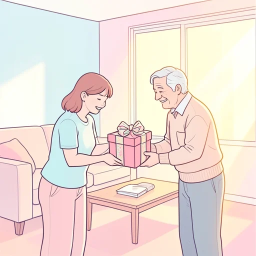 すてきなプレゼントありがとう - Bildwörterbuch