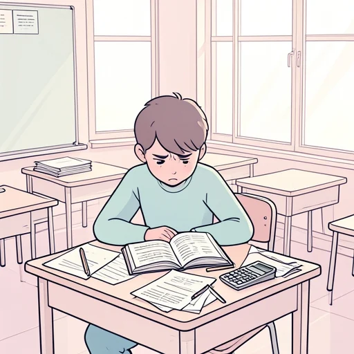 数学が苦手なんだ - Bildwörterbuch
