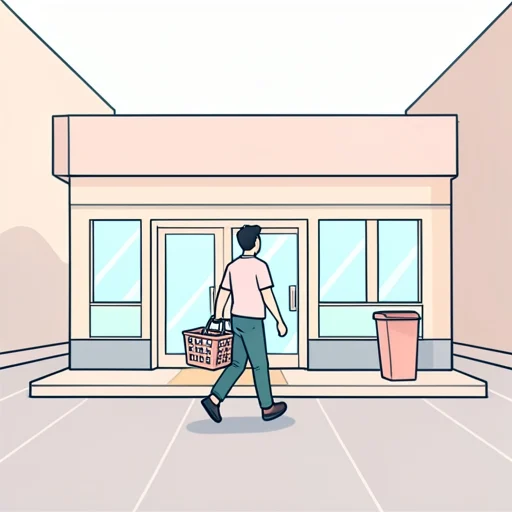 スーパーへ買い物に行く - Bildwörterbuch