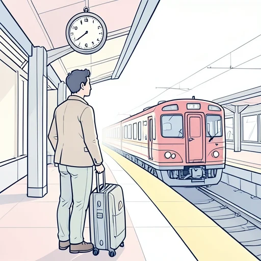 直ちに出発しなければならない - Bildwörterbuch