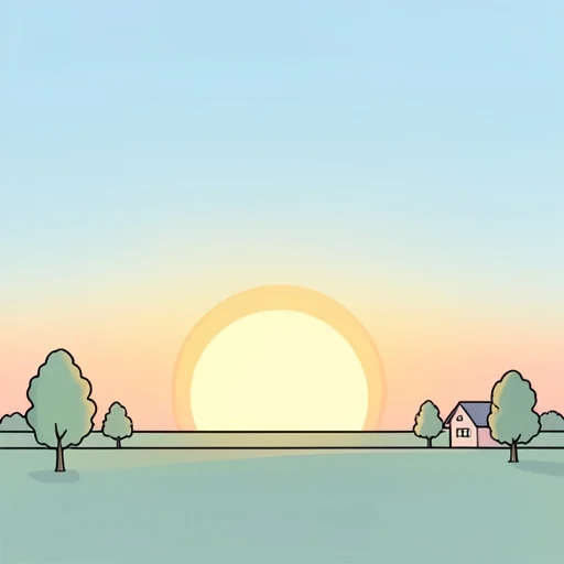 太陽が東から昇る - Bildwörterbuch