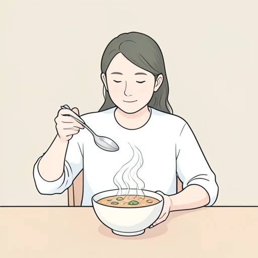 試しに食べてみて - Bildwörterbuch