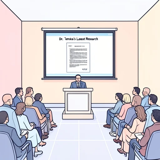 田中博士の最新論文が学会で発表された - Bildwörterbuch